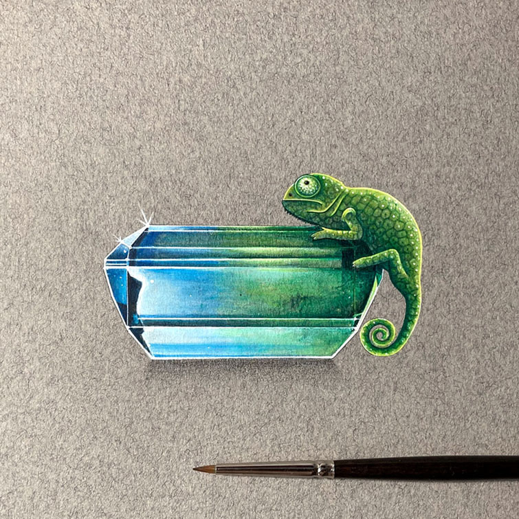 ILLUSTRATION-CAMELEON-TOURMALINE-BICOLOR-VERONICA-CYROT-VCB