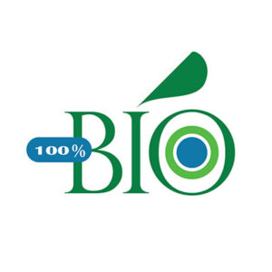 Logo illustration 100 % bio