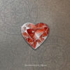 Gouaché original coeur rubis