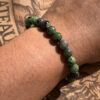 bracelet zoisite rubis pierres naturelles paris