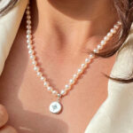 COLLIER DEMOISSELLE D4HONNEUR MARIAGE FEMME PERLES